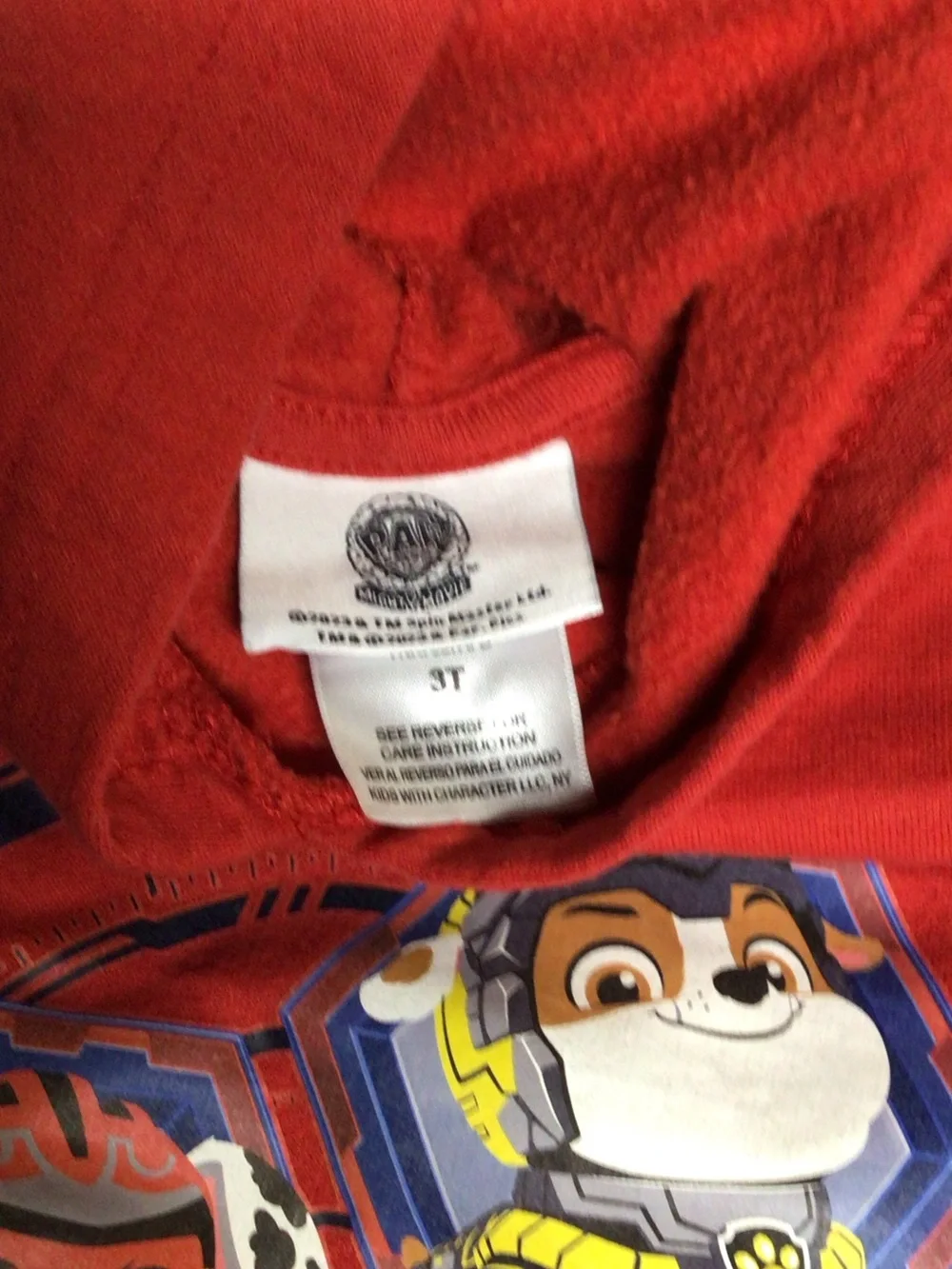 Old Navy Charcoal Gray Tee with Red Firetruck Graphic